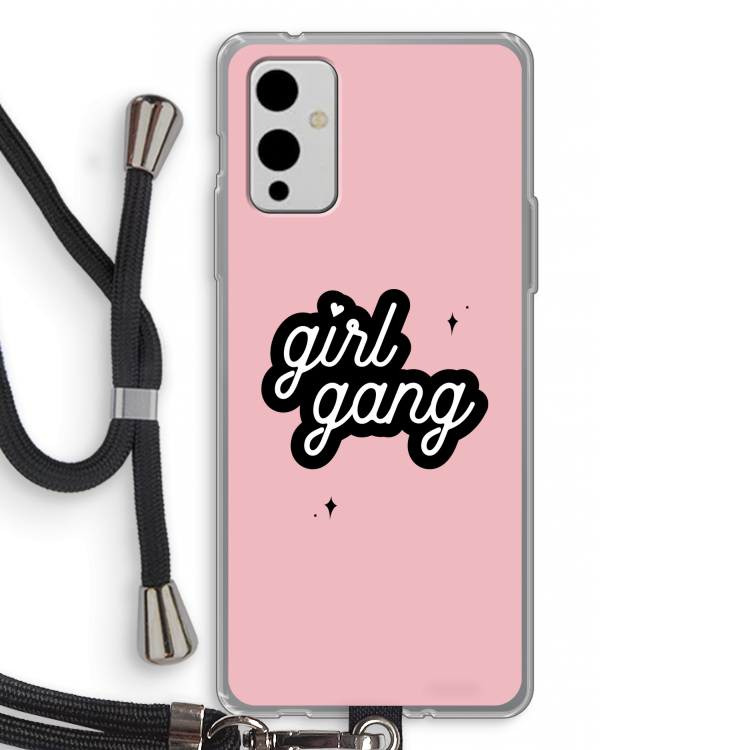 Girl Gang: OnePlus 9 Transparant Hoesje met koord