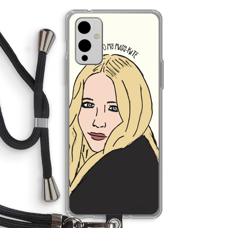 Mary Kate: OnePlus 9 Transparant Hoesje met koord