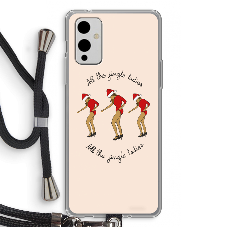 Jingle Ladies: OnePlus 9 Transparant Hoesje met koord