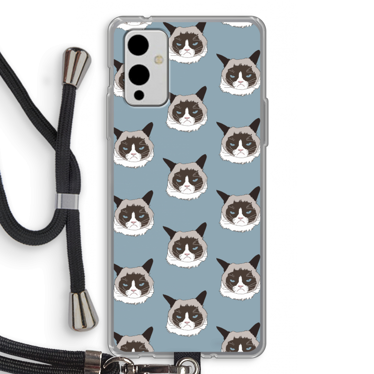 It's a Purrr Case: OnePlus 9 Transparant Hoesje met koord