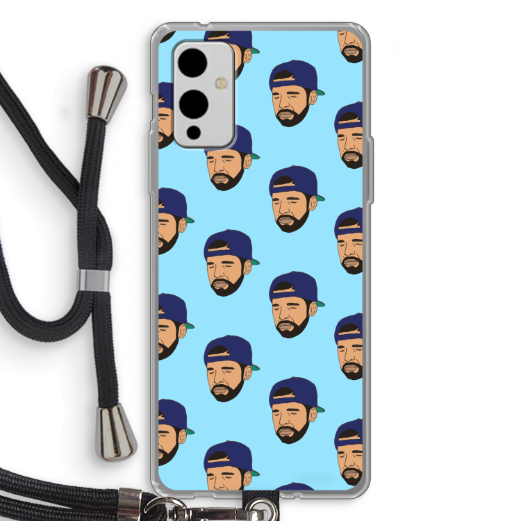 Drake Away: OnePlus 9 Transparant Hoesje met koord