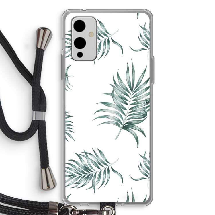 Simple leaves: OnePlus 9 Transparant Hoesje met koord