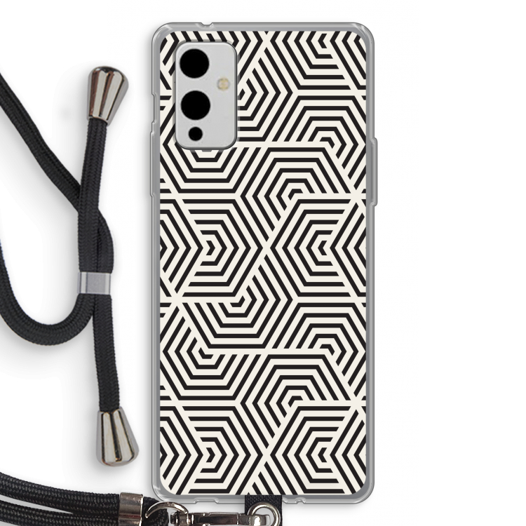Magic pattern: OnePlus 9 Transparant Hoesje met koord