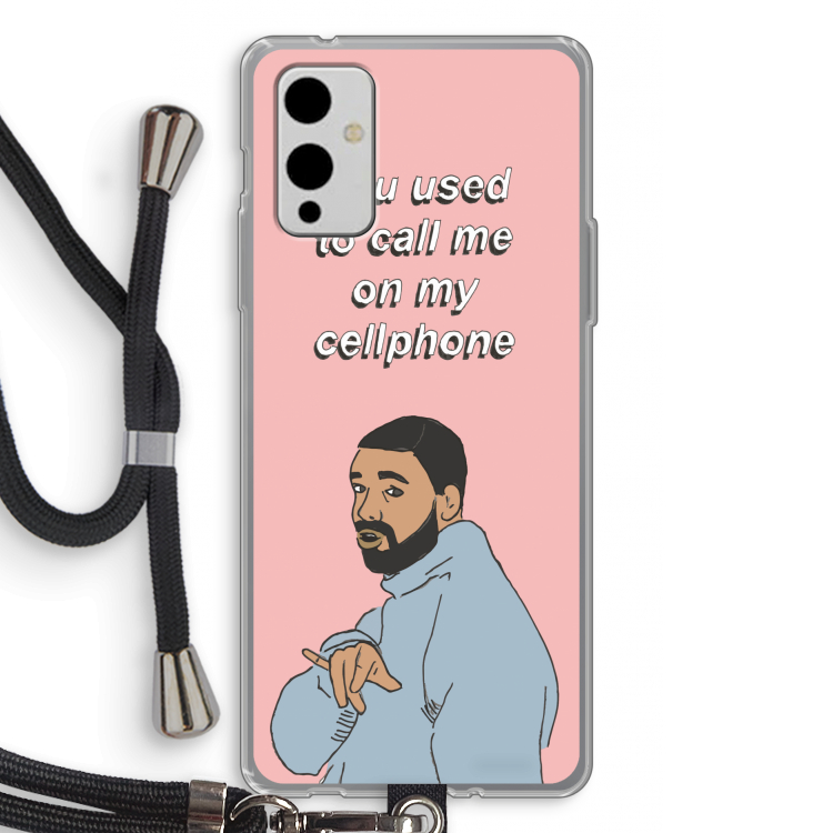 Hotline bling: OnePlus 9 Transparant Hoesje met koord