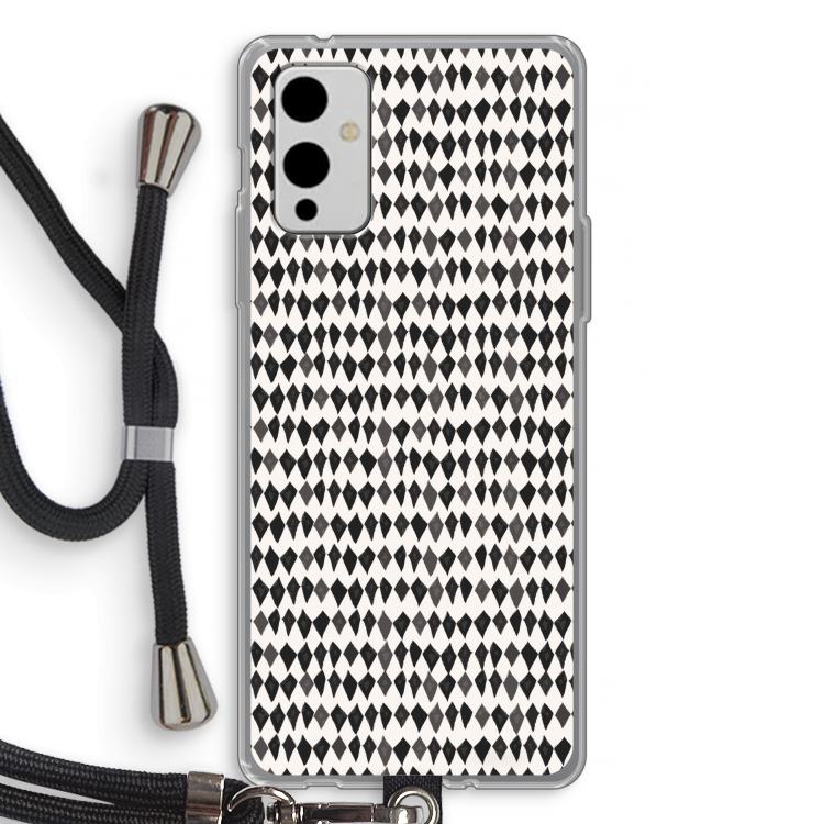 Crazy shapes: OnePlus 9 Transparant Hoesje met koord