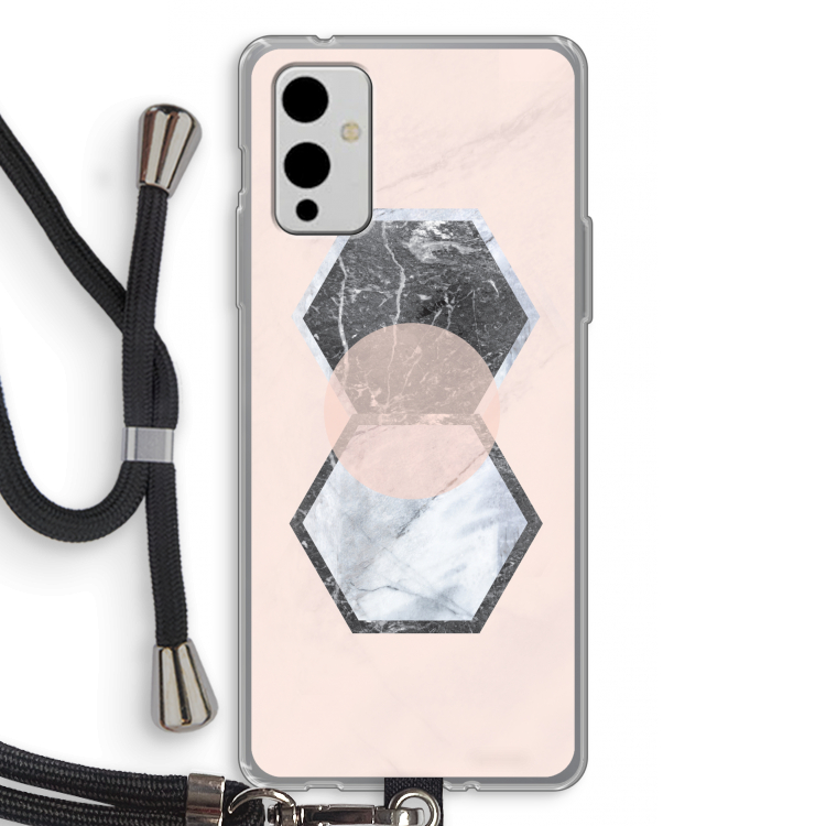 Creatieve toets: OnePlus 9 Transparant Hoesje met koord
