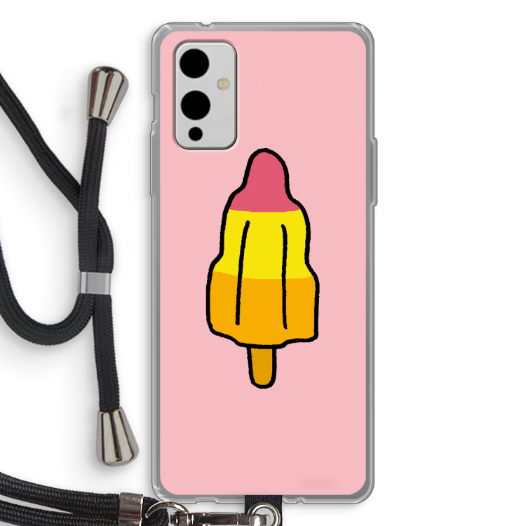 Raketijsje: OnePlus 9 Transparant Hoesje met koord