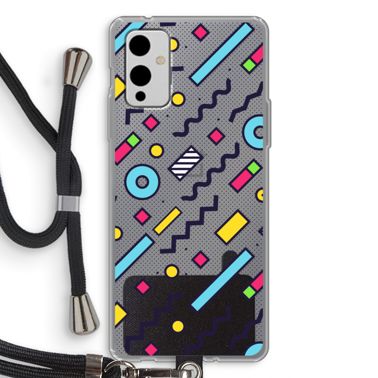 8-bit N°8: OnePlus 9 Transparant Hoesje met koord