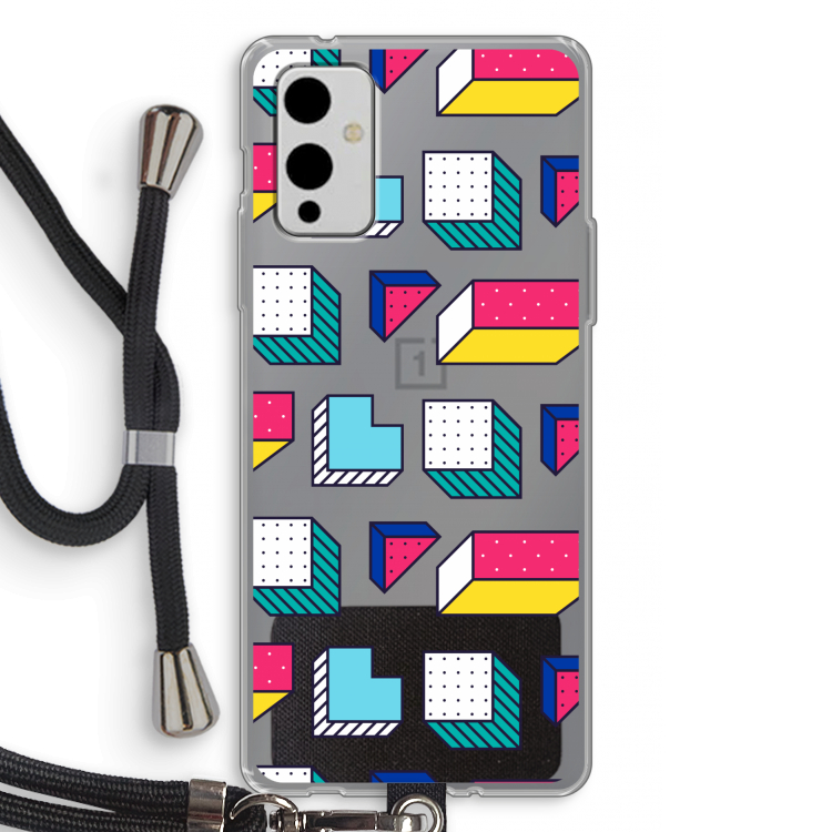 8-bit N°7: OnePlus 9 Transparant Hoesje met koord