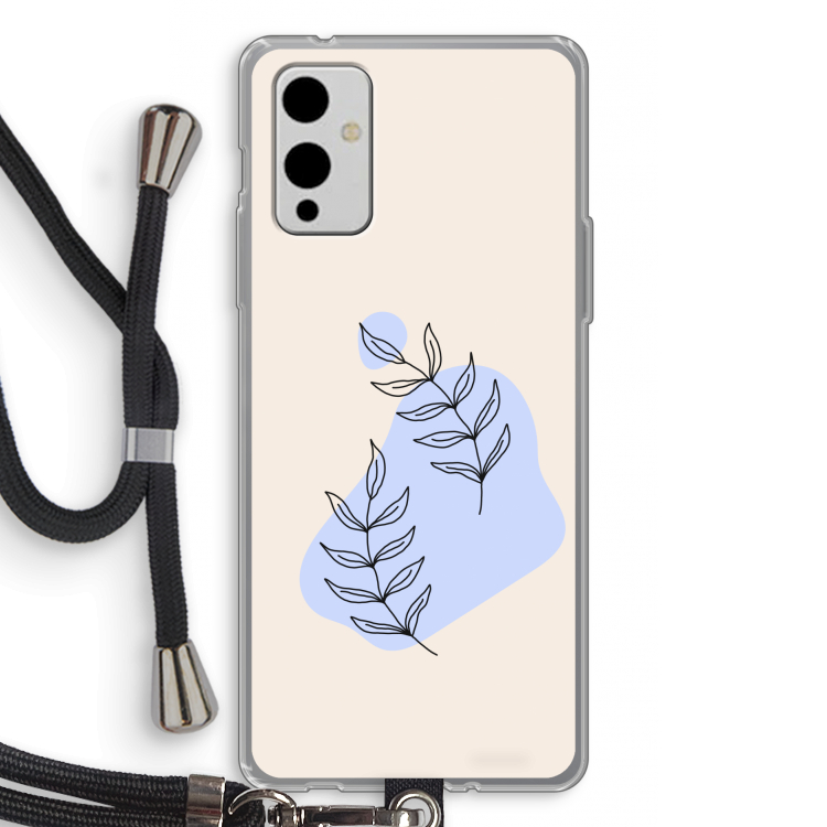 Leaf me if you can: OnePlus 9 Transparant Hoesje met koord