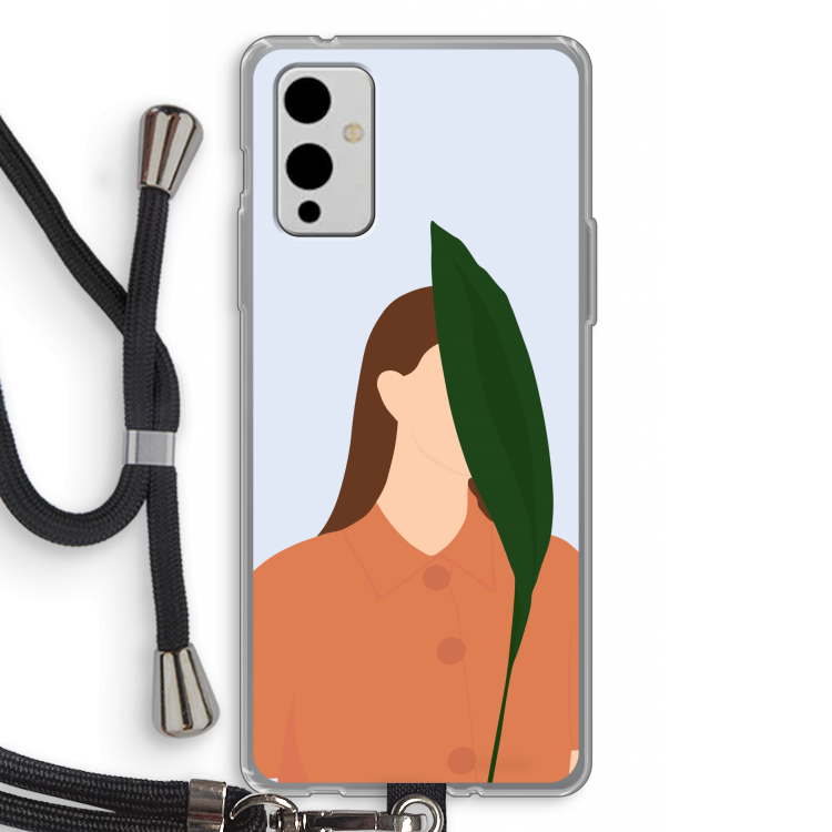 Leaf: OnePlus 9 Transparant Hoesje met koord