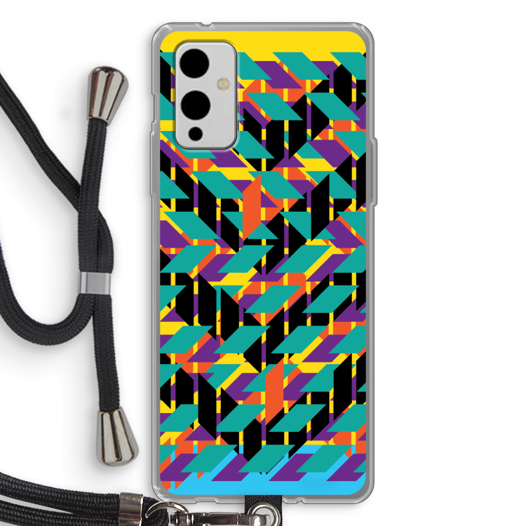Skew Bee 1: OnePlus 9 Transparant Hoesje met koord