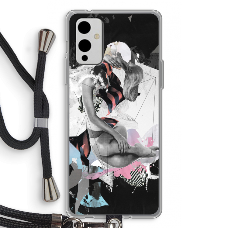 Camouflage de sommeil: OnePlus 9 Transparant Hoesje met koord