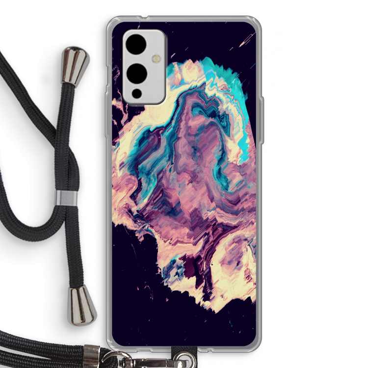 Cosmic Silence: OnePlus 9 Transparant Hoesje met koord