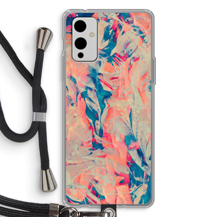Alone: OnePlus 9 Transparant Hoesje met koord