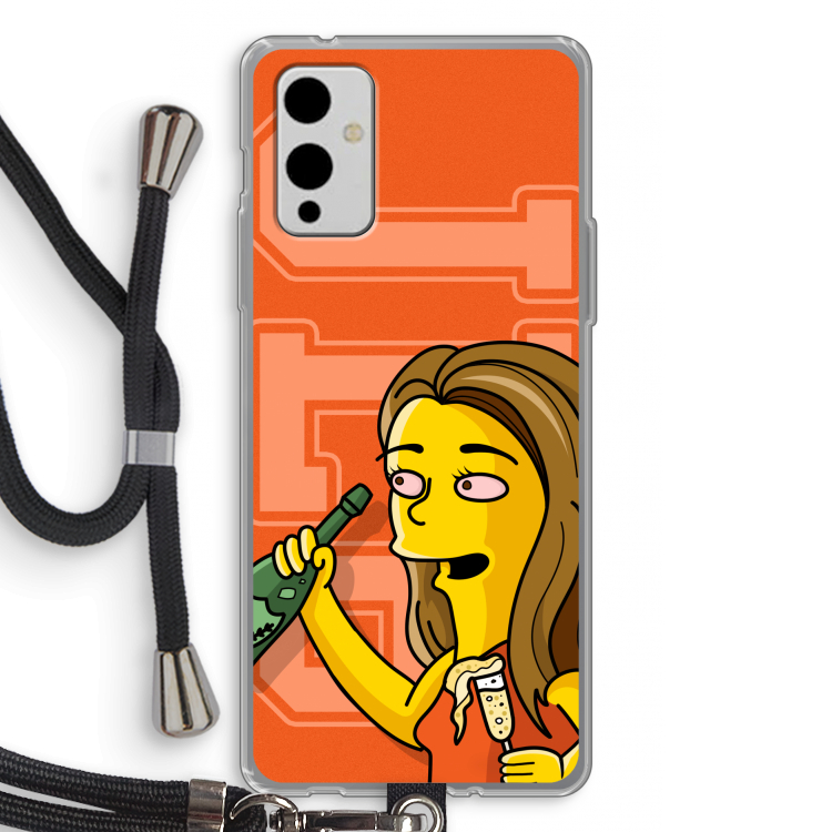 Jamie Lee Simpson: OnePlus 9 Transparant Hoesje met koord