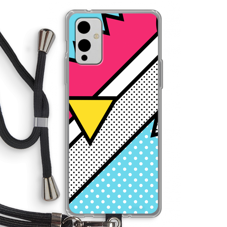 Pop Art #3: OnePlus 9 Transparant Hoesje met koord