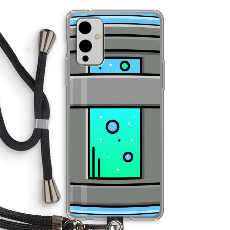 Chug Bottle: OnePlus 9 Transparant Hoesje met koord