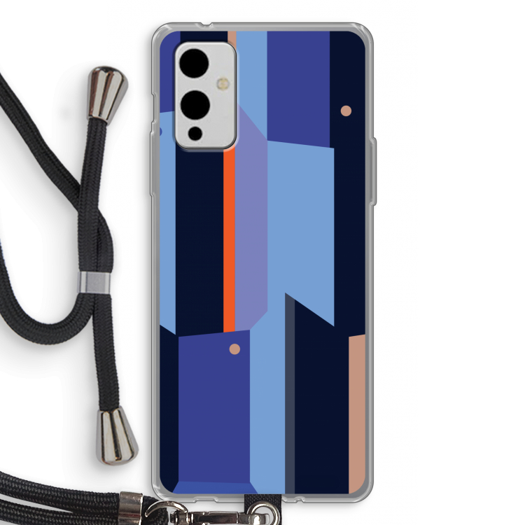 Gestalte 3: OnePlus 9 Transparant Hoesje met koord