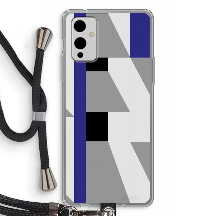Gestalte 2: OnePlus 9 Transparant Hoesje met koord