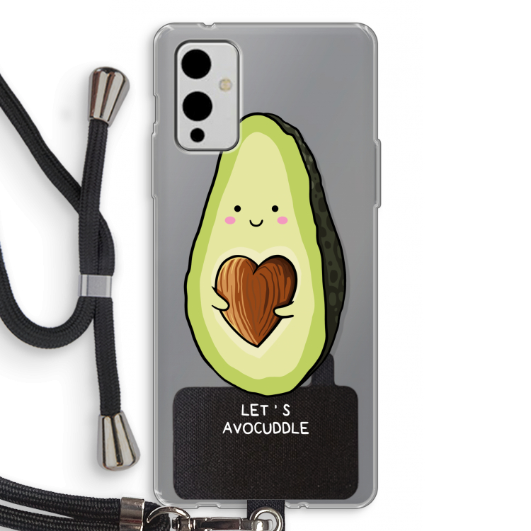 Avocuddle: OnePlus 9 Transparant Hoesje met koord
