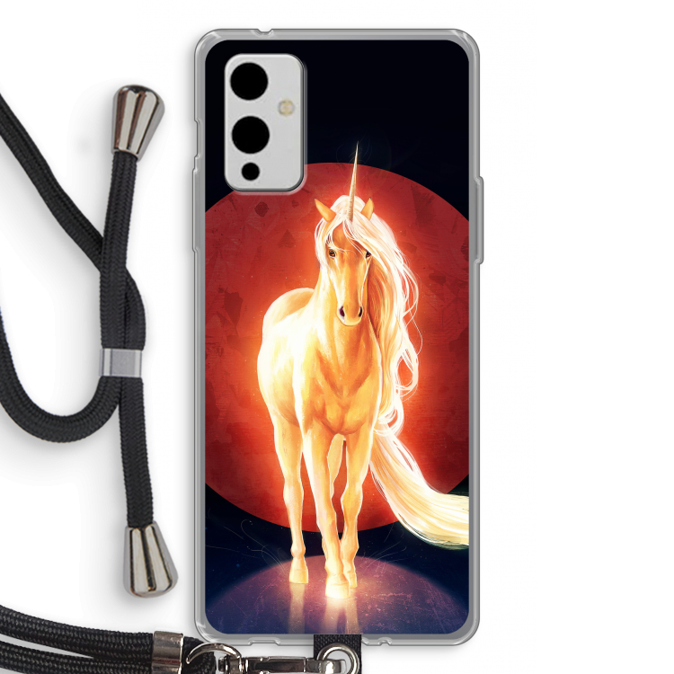 Last Unicorn: OnePlus 9 Transparant Hoesje met koord