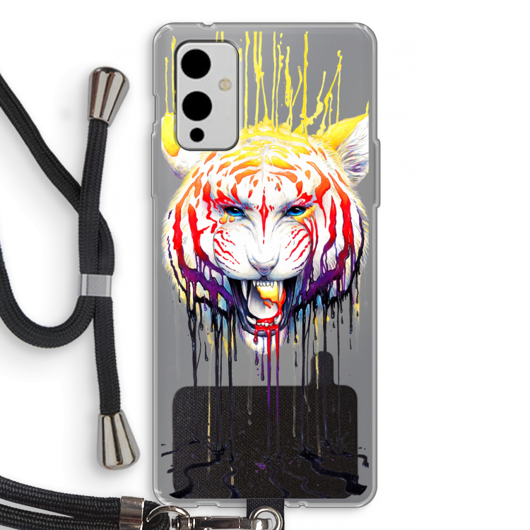 Fading: OnePlus 9 Transparant Hoesje met koord