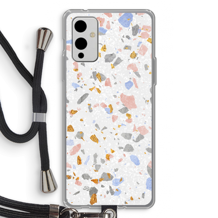 Terrazzo N°8: OnePlus 9 Transparant Hoesje met koord