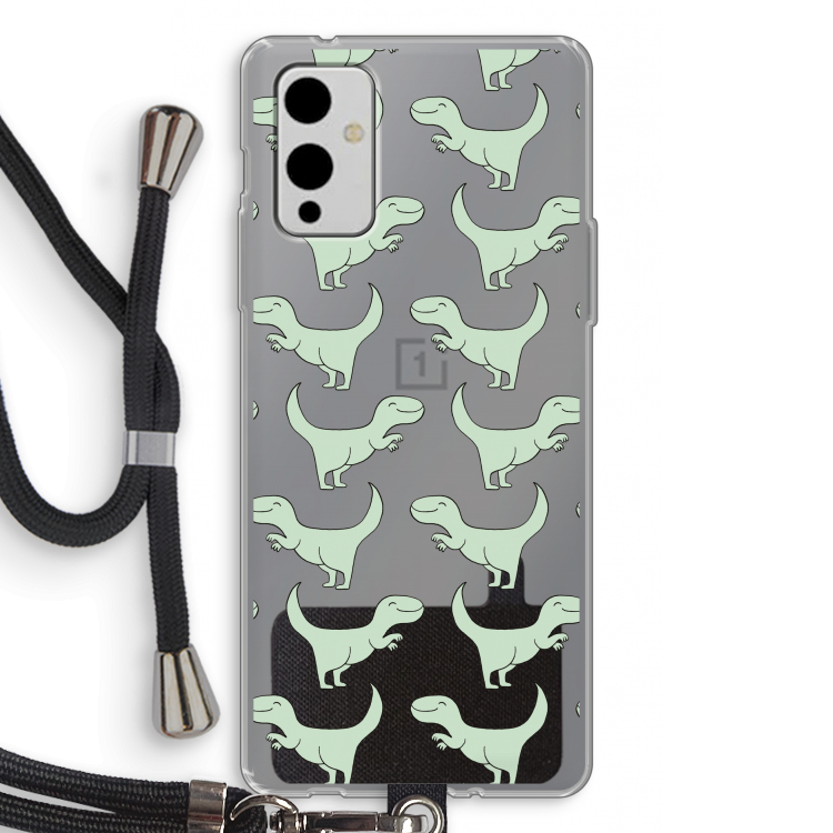 Dinos: OnePlus 9 Transparant Hoesje met koord