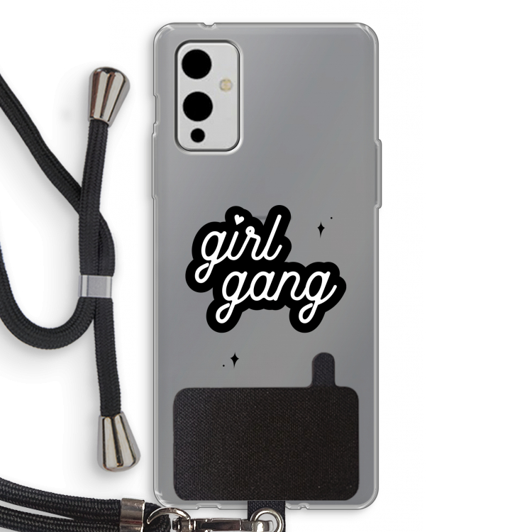 Girl Gang: OnePlus 9 Transparant Hoesje met koord