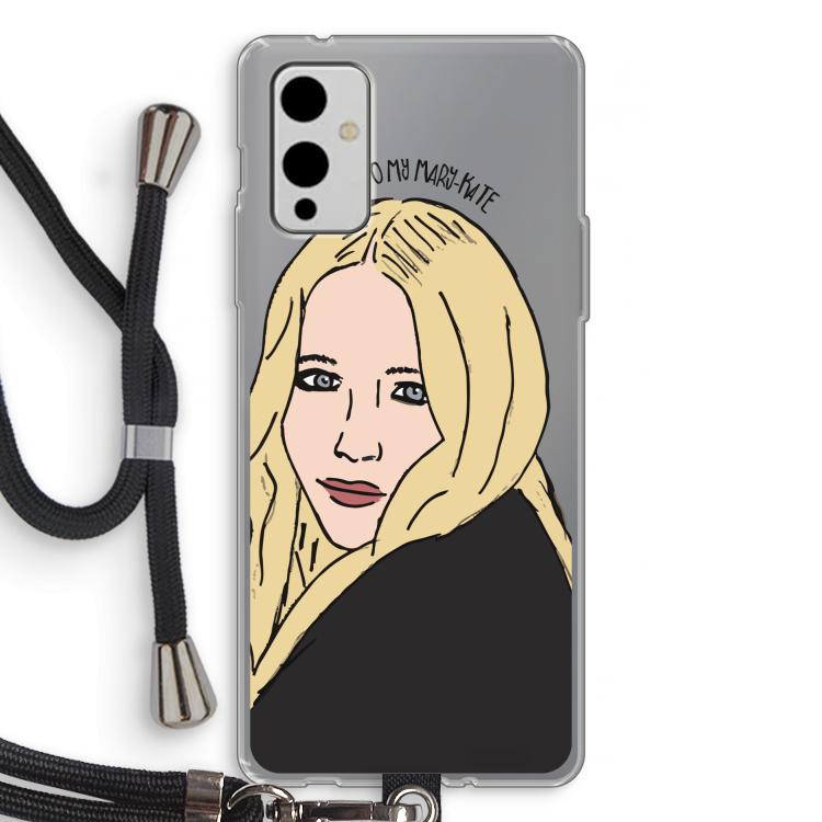 Mary Kate: OnePlus 9 Transparant Hoesje met koord