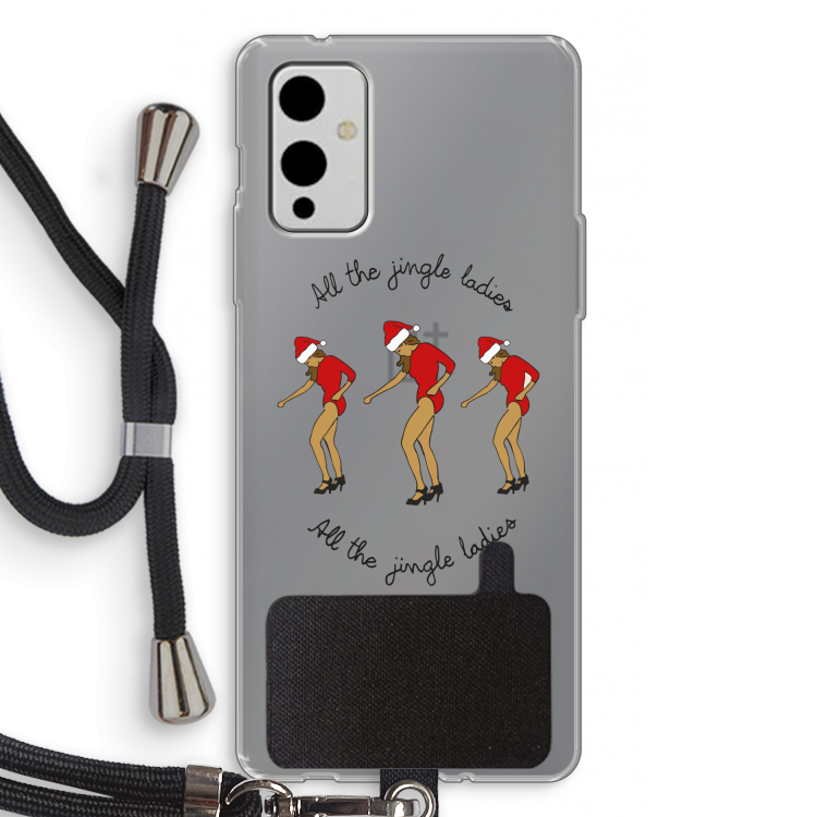 Jingle Ladies: OnePlus 9 Transparant Hoesje met koord