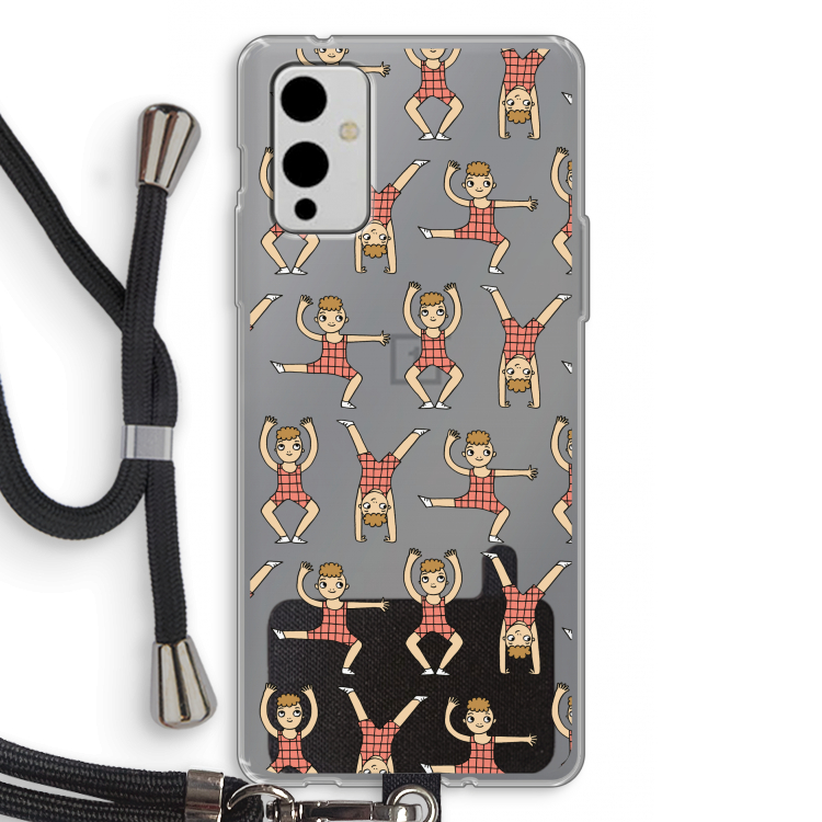 Gymboys: OnePlus 9 Transparant Hoesje met koord