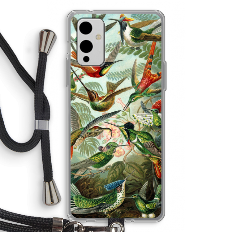 Haeckel Trochilidae: OnePlus 9 Transparant Hoesje met koord