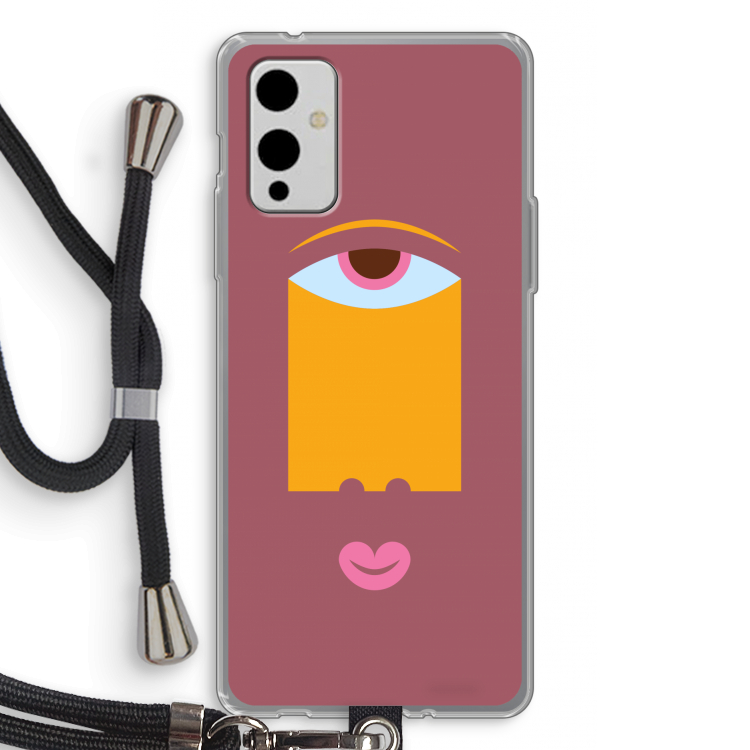 Mono V: OnePlus 9 Transparant Hoesje met koord