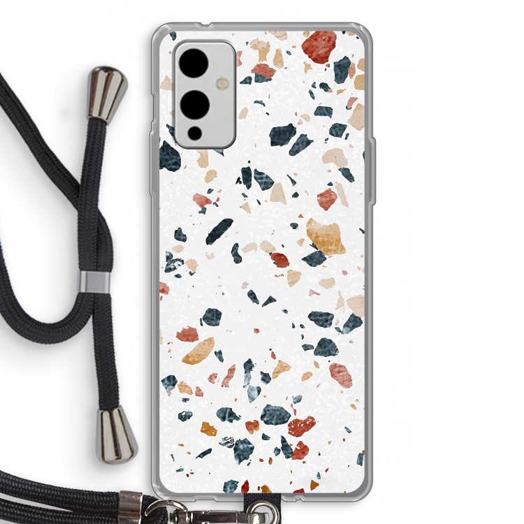 Terrazzo N°4: OnePlus 9 Transparant Hoesje met koord