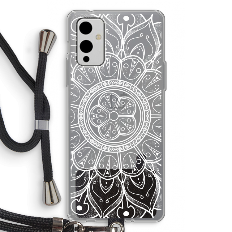 Roses Are Red: OnePlus 9 Transparant Hoesje met koord