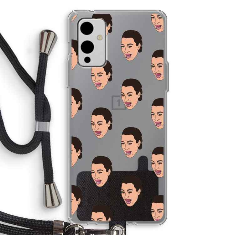 Ugly Cry Call: OnePlus 9 Transparant Hoesje met koord