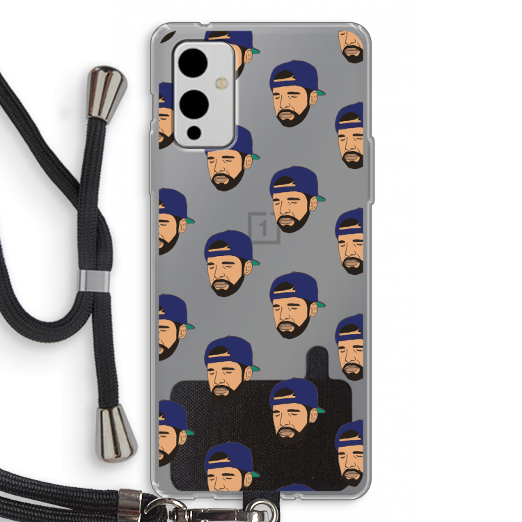 Drake Away: OnePlus 9 Transparant Hoesje met koord