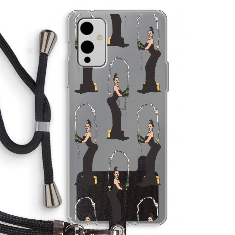 Pop Some Kim: OnePlus 9 Transparant Hoesje met koord