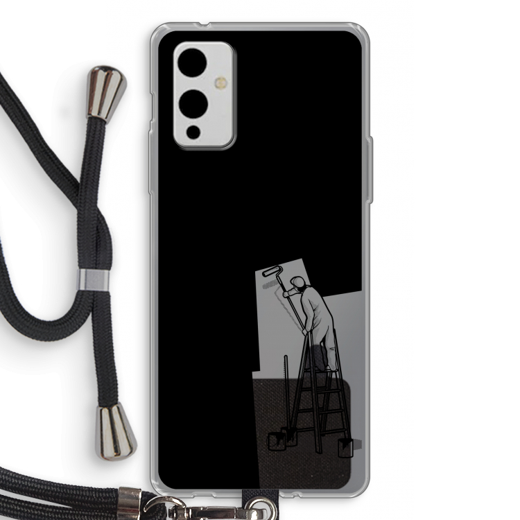 Musketon Painter: OnePlus 9 Transparant Hoesje met koord