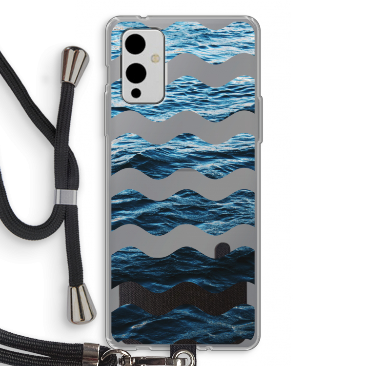 Oceaan: OnePlus 9 Transparant Hoesje met koord