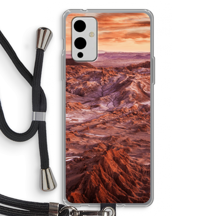 Mars: OnePlus 9 Transparant Hoesje met koord