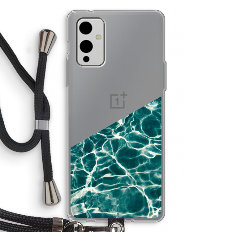 Weerkaatsing water: OnePlus 9 Transparant Hoesje met koord