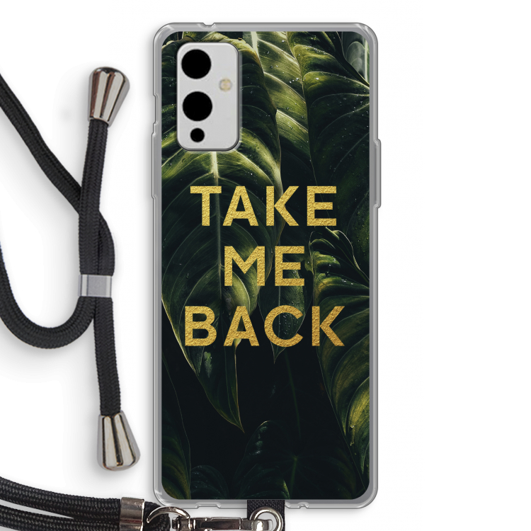 Take me back: OnePlus 9 Transparant Hoesje met koord