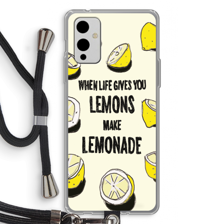 Lemonade: OnePlus 9 Transparant Hoesje met koord