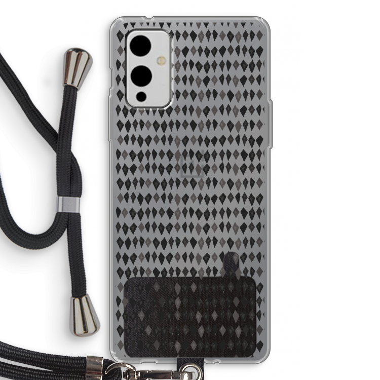 Crazy shapes: OnePlus 9 Transparant Hoesje met koord