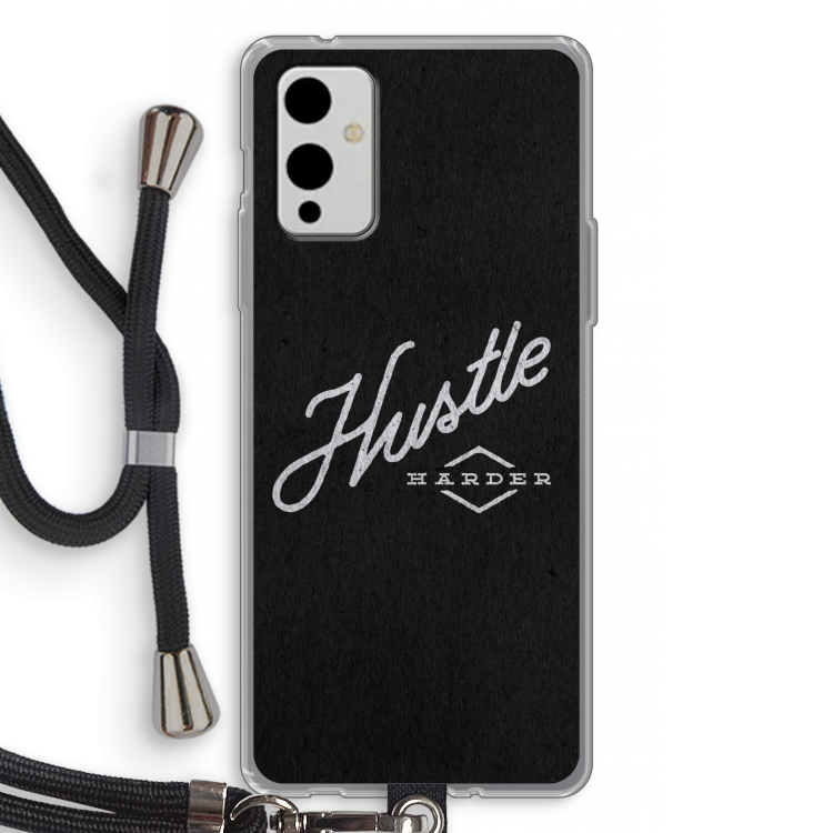 Hustle: OnePlus 9 Transparant Hoesje met koord