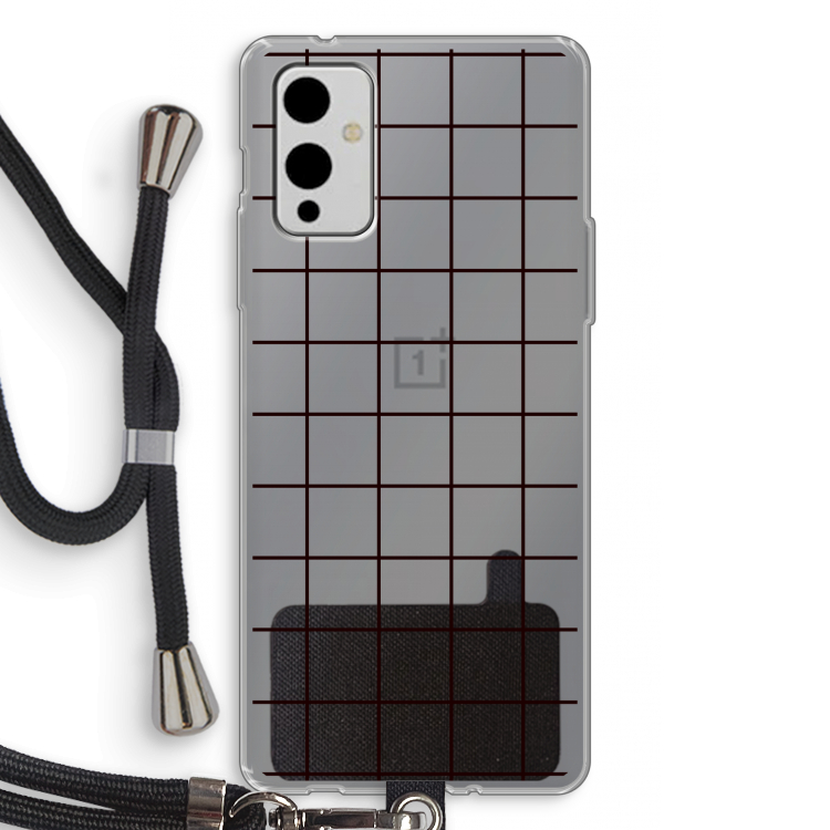 Rooster: OnePlus 9 Transparant Hoesje met koord