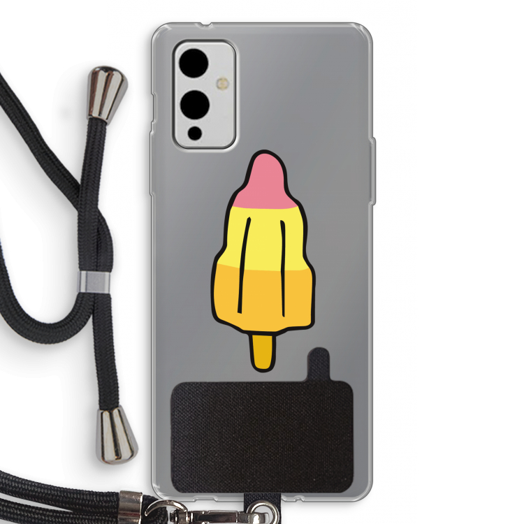 Raketijsje: OnePlus 9 Transparant Hoesje met koord